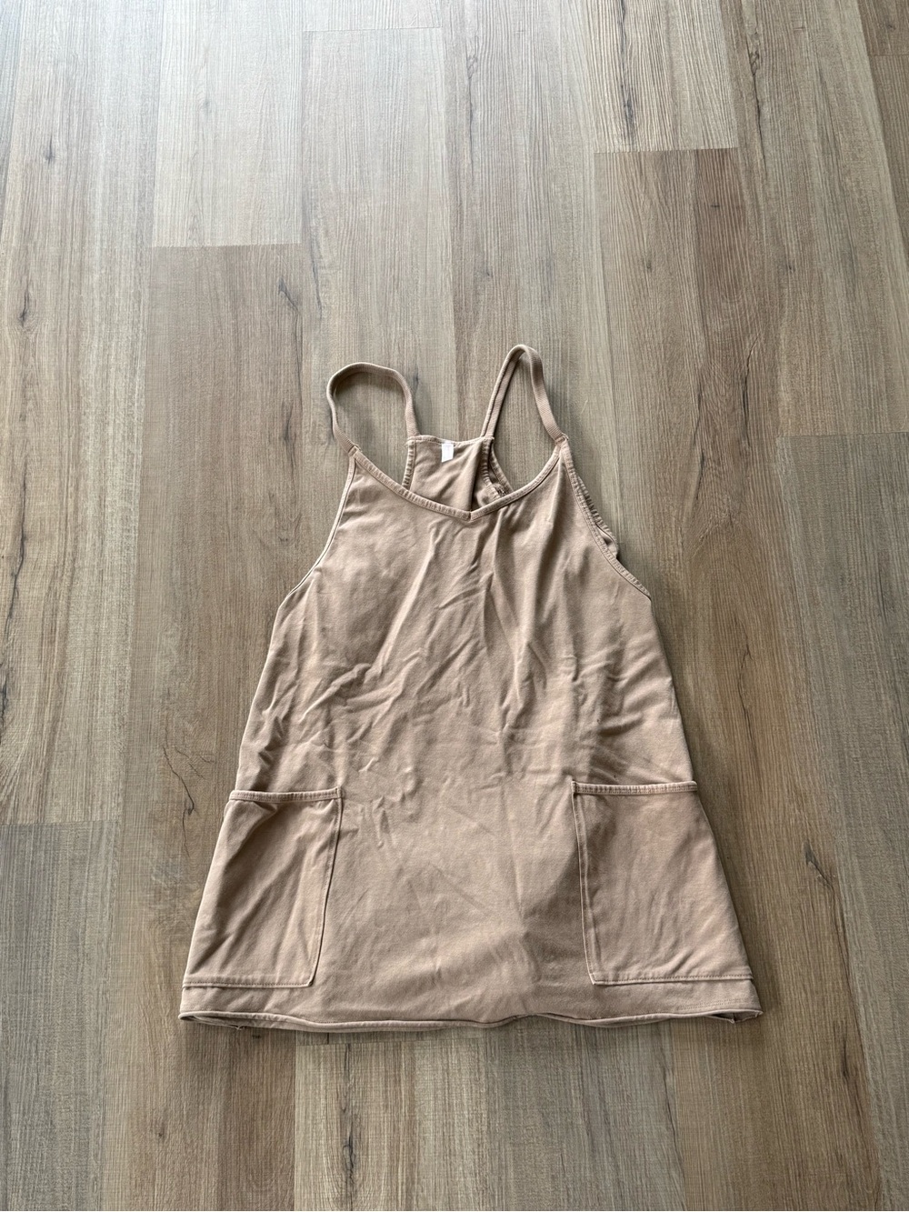 Free People Tan Pocket Tank Cami